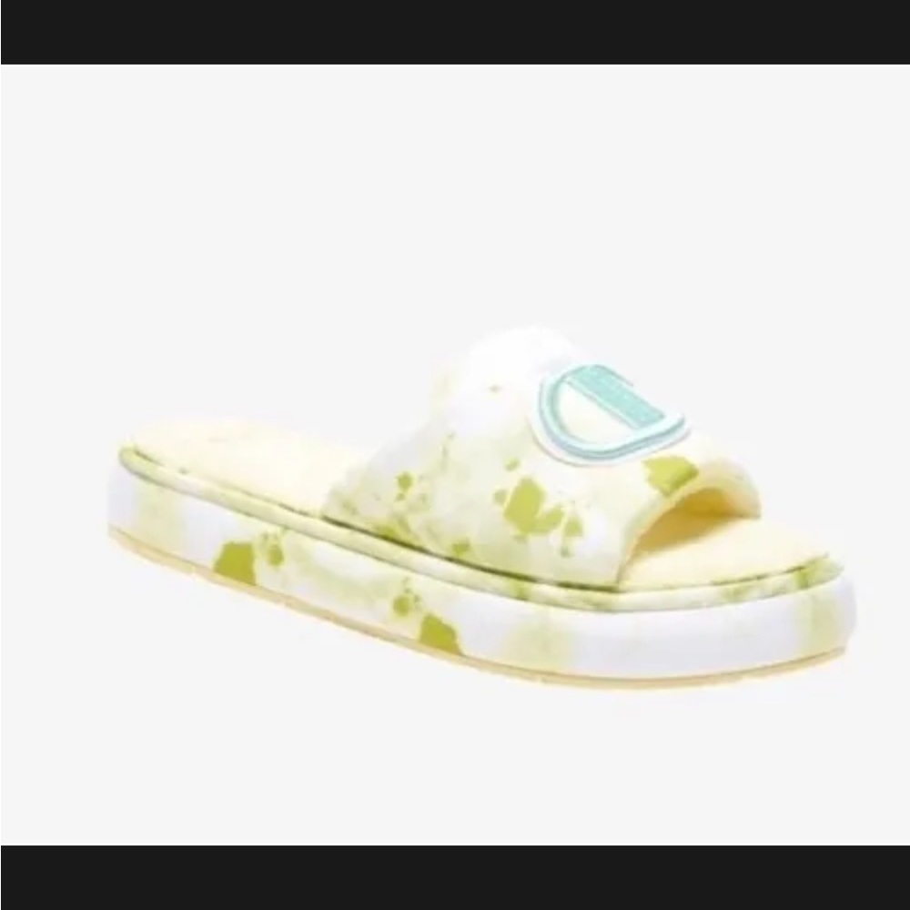 Women's Slippers Champion Cloud Dye Slippers Slides LEMON